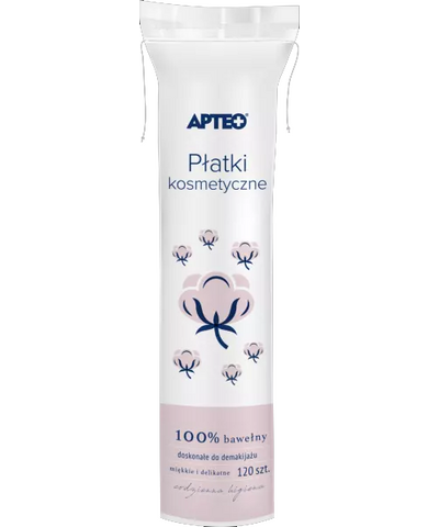 Apteo, Płatki kosmetyczne, 120 sztuk