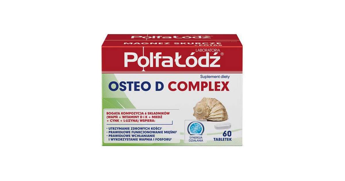 Osteo D Complex 60 tabletek ulotka, cena i opinie Apteka