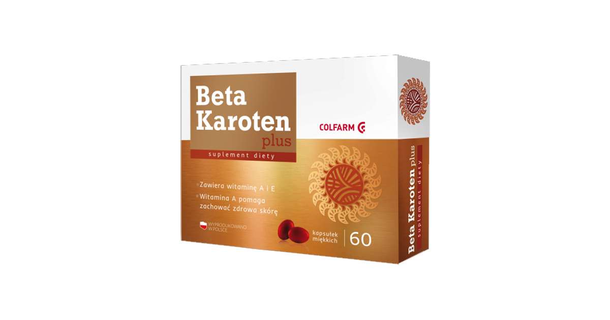 Beta Karoten Plus 60 kapsułek ulotka, cena i opinie Apteka