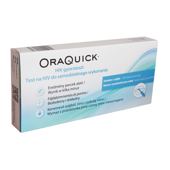 Test na HIV, OraQuick, 1 sztuka ulotka, cena i opinie Apteka