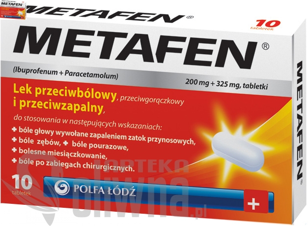 Metafen Metafen 10 tabletek: ulotka, cena i opinie - Apteka Internetowa Oliwna